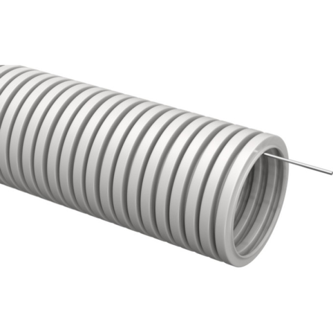 Труба гофрированная IEK ПВХ d=25мм с зондом (10м) - CTG20-25-K41-010I